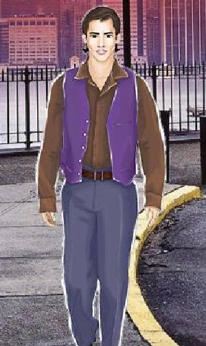 Выкройка мужской жилетки.