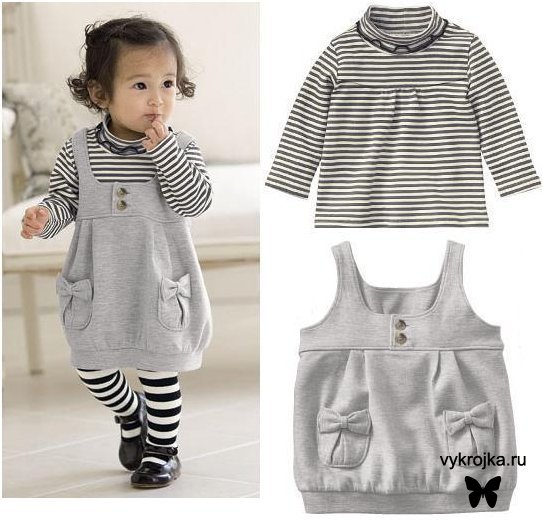 Сарафан для маленькой девочки.