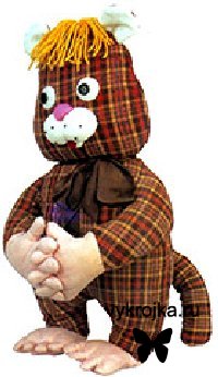 Выкройка игрушки "Зверек"