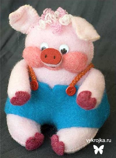 Выкройка поросенка