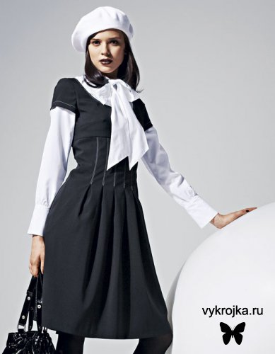 Выкройка городское платье