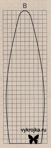Выкройка кресла-подушки