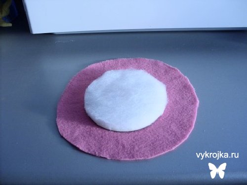 Выкройка шляпки игольницы