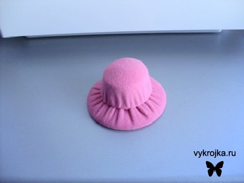 Выкройка шляпки игольницы