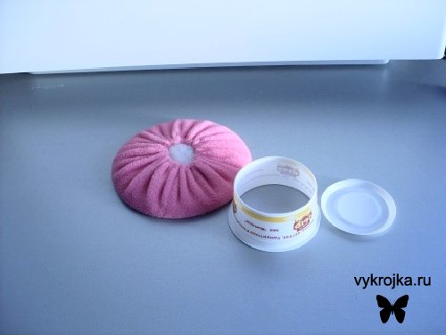 Выкройка шляпки игольницы