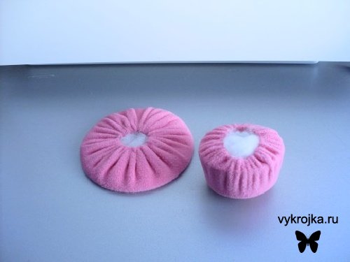 Выкройка шляпки игольницы