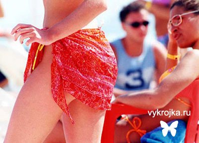 Выкройка парео