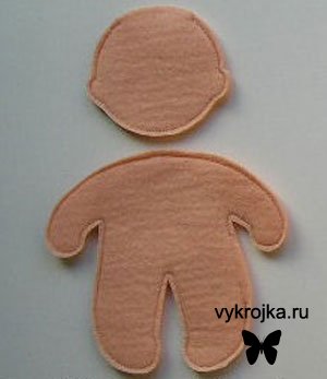 Выкройка куклы Выкройка куклы