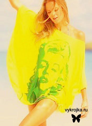 Выкройка пляжного платья