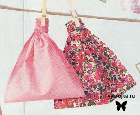 Выкройка детского платка