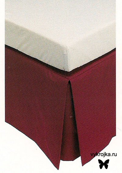 Выкройка простыни на резинке