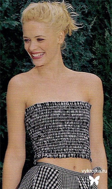 Выкройка топа