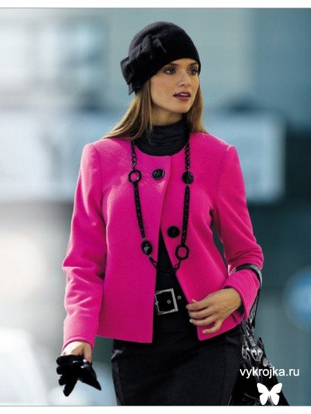 Выкройка короткого блейзера женского
