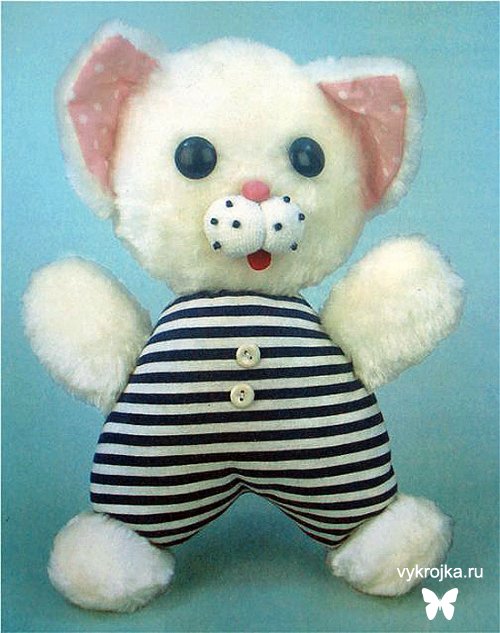 Выкройка игрушки Котенок
