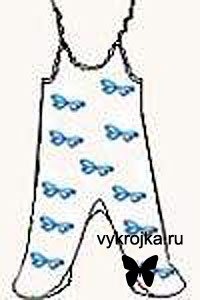 Выкройка ползунков