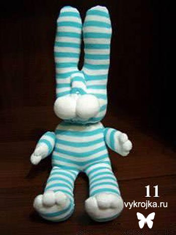 Заяц из носков