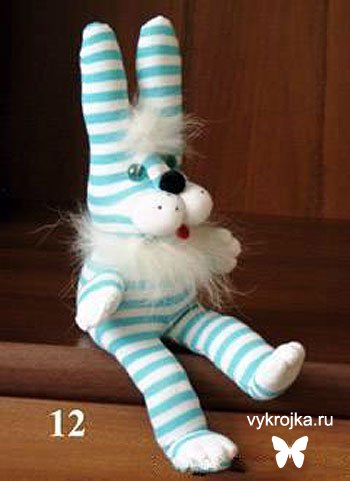 Заяц из носков