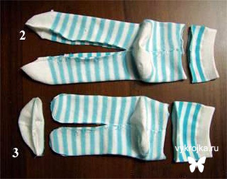 Заяц из носков